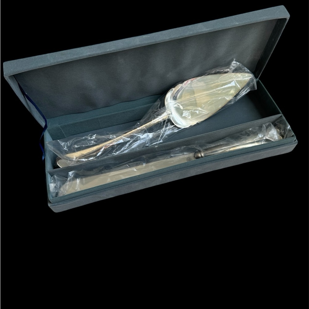 Lenox Elegant Silver Cake Dessert Set